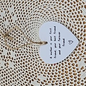 1pc Acrylic Pendant Decor Ornament, A Mother Is First Your Friend  New